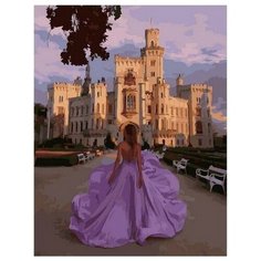 Картина по номерам Принцесса на прогулке, 40x50 см. PaintBoy