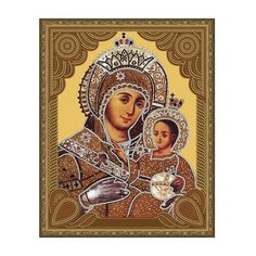 Алмазная мозаика Вифлеемская Божия Матерь, картина стразами Molly 40x50 см.