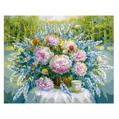 Картина по номерам Солнечный день в парке, 50x40 см. Белоснежка