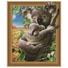 Алмазная мозаика Нежность, картина стразами PaintBoy 40x50 см.