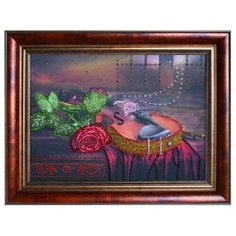 Алмазная мозаика Вечерняя серенада, картина стразами Преобрана 38x28 см.