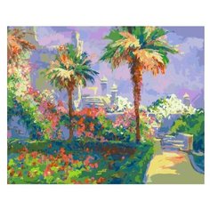 Картина по номерам Сиреневый вечер. Крым, 40x50 см. Белоснежка