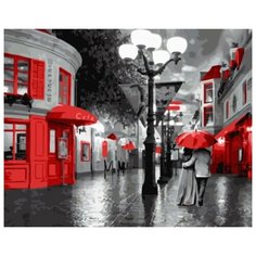 Алмазная мозаика Свидание (На подрамнике), картина стразами Цветной 40x50 см.