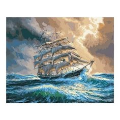 Картина по номерам По воле волн, 40x50 см. PaintBoy