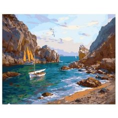 Картина по номерам Вечер в бухте, 40x50 см. PaintBoy