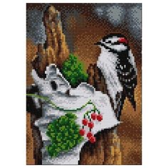 Алмазная мозаика ВБ.V-125, картина стразами Вышиваем бисером 20x28 см.