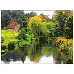 Алмазная мозаика Уголок мечты, картина стразами Империя бисера 50x67 см.