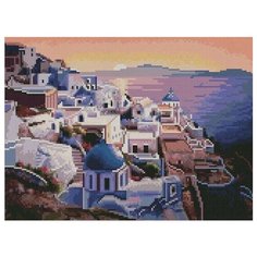 Алмазная мозаика Средиземное море, картина стразами PaintBoy 30x40 см.