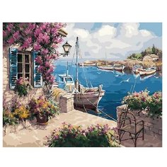 Картина по номерам Летний причал, 40x50 см. PaintBoy