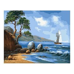 Картина по номерам Неизведанный берег, 40x50 см. PaintBoy