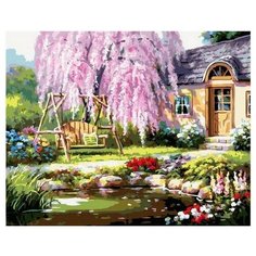 Картина по номерам Сакура, 40x50 см. PaintBoy