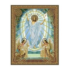 Алмазная мозаика Воскресение Христово, картина стразами Molly 40x50 см.