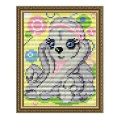 Алмазная мозаика Моя сладкая зайка, картина стразами АРТ СОЛО 14x17 см. Art Solo