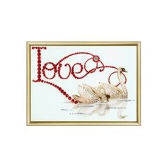 Алмазная мозаика Лебединая верность, картина стразами Чарiвна Мить 22.9x16.9 см.