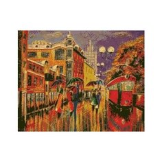 Алмазная мозаика Проспект, картина стразами Империя бисера 40x50 см.