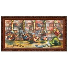 Алмазная мозаика Кофемания, картина стразами Color KIT 30x50 см.
