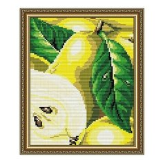 Алмазная мозаика Груша, картина стразами АРТ СОЛО 20x24.6 см. Art Solo