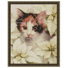 Алмазная мозаика Проникновенный взгляд, картина стразами PaintBoy 40x50 см.