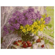 Картина по номерам Луговые цветы, 40x50 см. PaintBoy