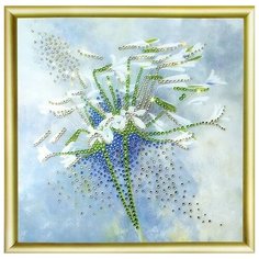 Алмазная мозаика Дуновение ветра, картина стразами Чарiвна Мить 19.8x19.8 см.