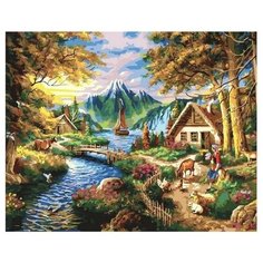 Картина по номерам Сказочные горы, 40x50 см. PaintBoy