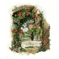 Картина по номерам Деревня у моря, 30x40 см. Фрея