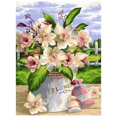 Картина по номерам Изящные цветы, 40x50 см. Фрея
