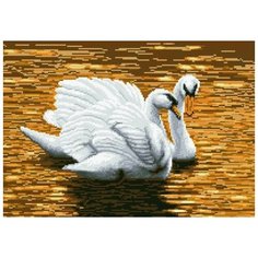 Алмазная мозаика Вечерняя романтика, картина стразами Алмазная живопись 51x36 см.