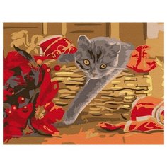 Картина по номерам Подарок, 15x20 см. Molly