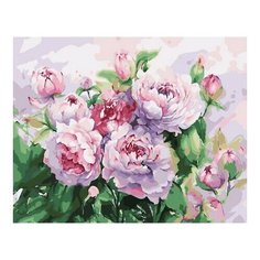Картина по номерам Свежесть пионов, 40x50 см. PaintBoy