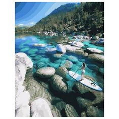 Картина по номерам На озере Тахо, 40x50 см. PaintBoy