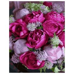 Картина по номерам Розовые пионы, 40x50 см. PaintBoy