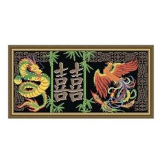 Алмазная мозаика Феншуй. Двойное счастье, картина стразами АРТ СОЛО 24.5x60.5 см. Art Solo