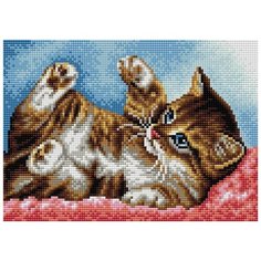 Алмазная мозаика V-114, картина стразами Вышиваем бисером 28.5x20 см.