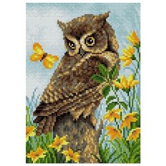 Алмазная мозаика V-105, картина стразами Вышиваем бисером 20x28 см.