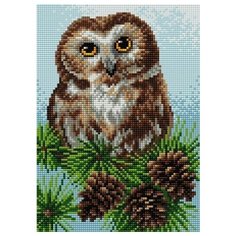 Алмазная мозаика ВБ.V-122, картина стразами Вышиваем бисером 20x28 см.