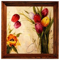 Алмазная мозаика Поздравление, картина стразами Color KIT 40x40 см.