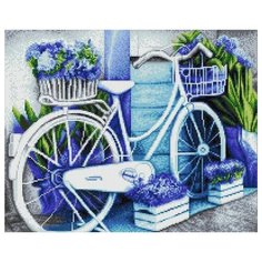 Алмазная мозаика Лавандовое ретро, картина стразами Фрея 40x50 см.