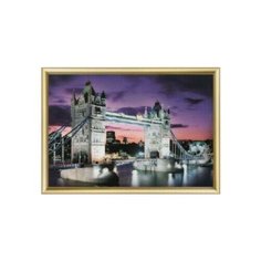 Алмазная мозаика Тауэрский мост, картина стразами Чарiвна Мить 42x30.3 см.
