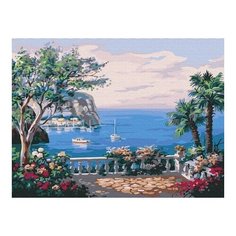 Картина по номерам Вид на море, 30x40 см. Цветной