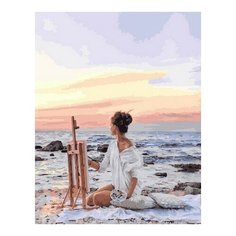 Картина по номерам Жизнь у моря, 40x50 см. PaintBoy