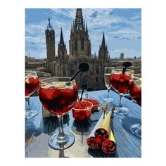 Картина по номерам Романтический Париж, 40x50 см. PaintBoy