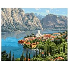 Картина по номерам Городок у моря (Прищепа Игорь), 40x50 см. PaintBoy