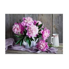 Картина по номерам Цветущие пионы, 30x40 см. Molly