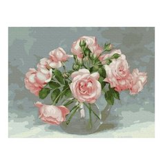 Картина по номерам Бузин. Розовая симфония, 30x40 см. Molly