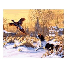 Картина по номерам Охотник, 40x50 см. Цветной