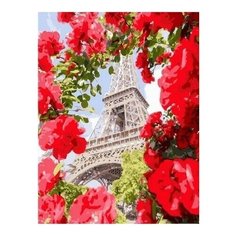 Картина по номерам Окно в Париж, 40x50 см. PaintBoy