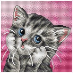 Алмазная мозаика V-76, картина стразами Вышиваем бисером 20x20 см.