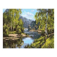 Картина по номерам У реки (Прищепа Игорь), 40x50 см. PaintBoy