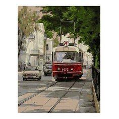 Картина по номерам Трамвай Аннушка, 30x40 см. Molly